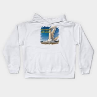 Yellowstone Old Faithful Geyser (Geezer) Kids Hoodie